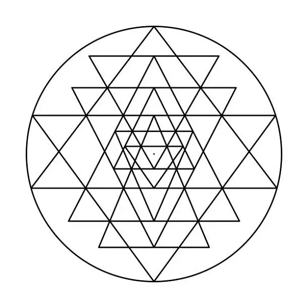 sri yantra geometria sagrada